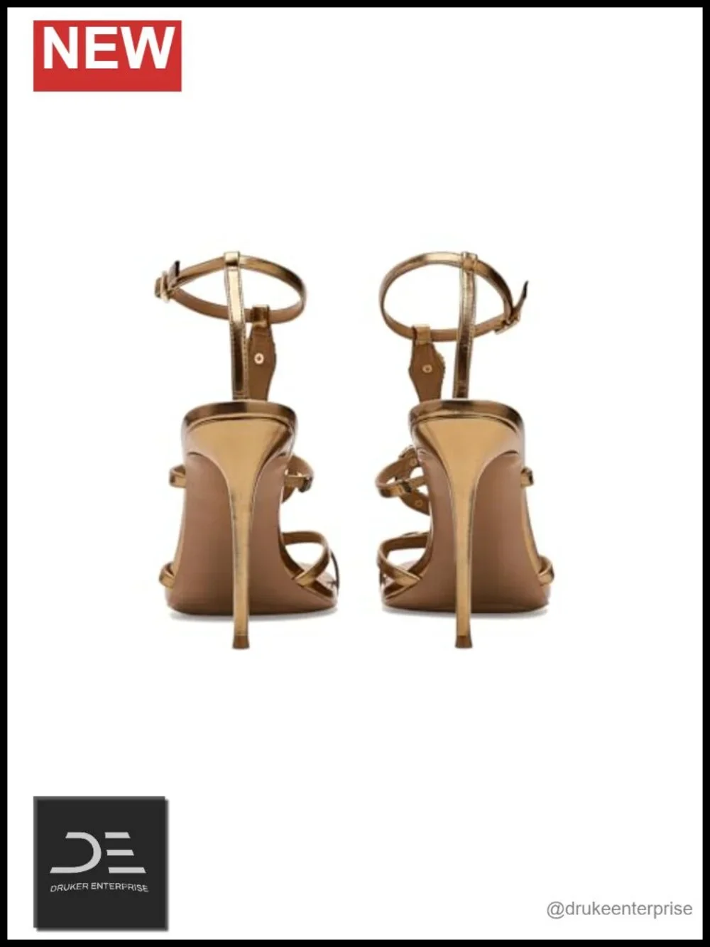 Heeled Sandal Womens Python Print Strappy Sandals